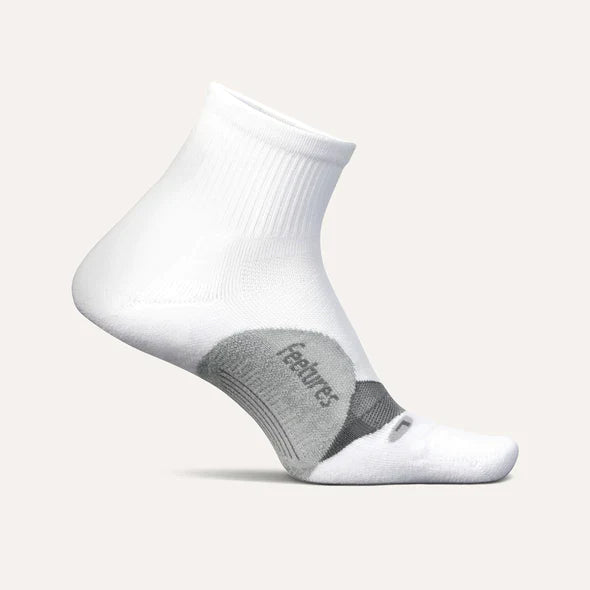 Feetures - Elite Light Cushion Quarter - White - Wit