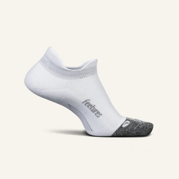 Feetures - Elite Light Cushion No Show Tab - White - Wit