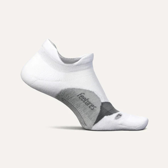 Feetures - Elite Light Cushion No Show Tab - White - Wit