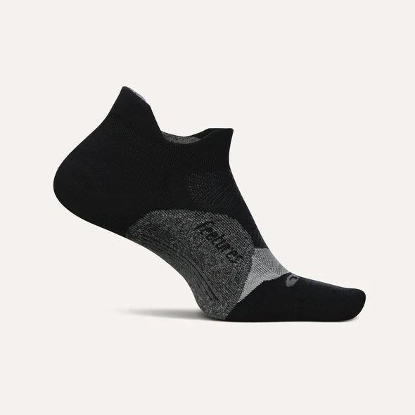 Feetures - Elite Light Cushion No Show Tab - Black - Zwart