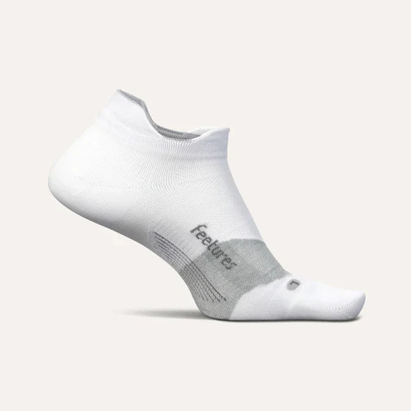 Feetures - Elite Ultra Light No Show Tab - White - Wit