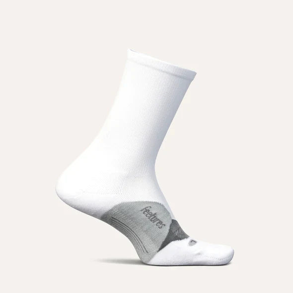 Feetures - Elite Light Cushion Mini Crew - White - Wit