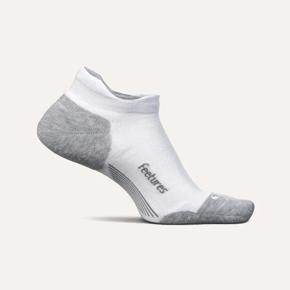 Feetures - Elite Max Cushion No Show Tab - White - Wit