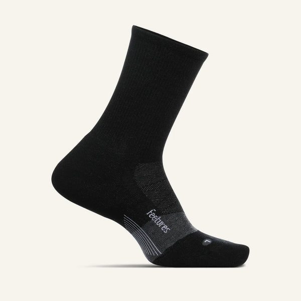 Feetures - Merino 10 Ultra Light Mini Crew - Charcoal - Donkergrijs