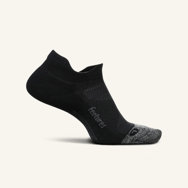 Feetures - Elite Light Cushion No Show Tab - Black - Zwart