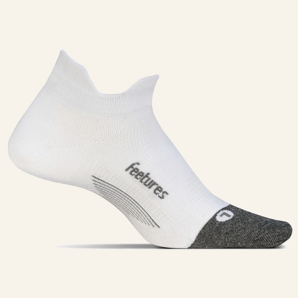 Feetures - Elite Ultra Light No Show Tab - White - Wit