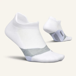Feetures - Elite Ultra Light No Show Tab White Lilatech - Wit-Paars