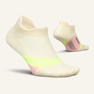 Feetures - Elite Light Cushion No Show Tab - Sandy Melon - Beige