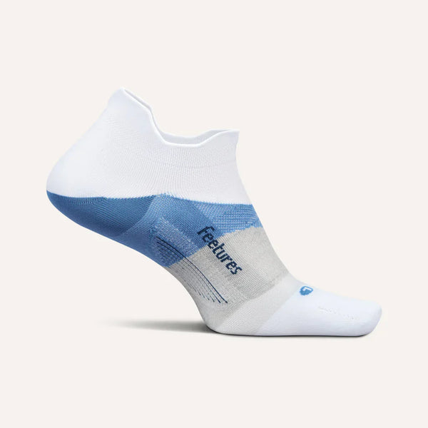 Feetures - Elite Ultra Light Tab - White Tide - Wit-Blauw