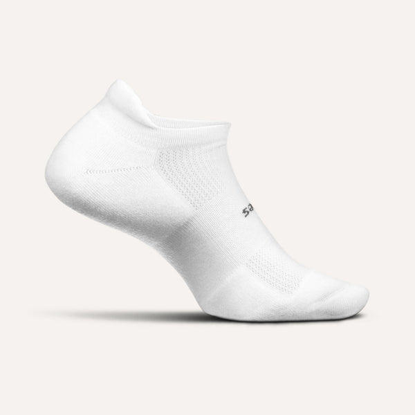Feetures - High Performance Ultra Light No Show Tab - White - Wit