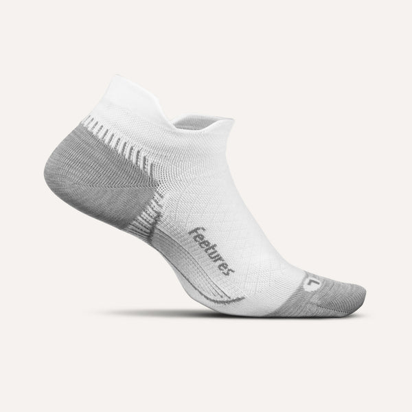Feetures - PF Relief Ultra Light No Show Tab - White - Wit